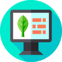 technology,computer,monitor,plant,farming and gardening,leaf,sprout,garden,plants,smart farm